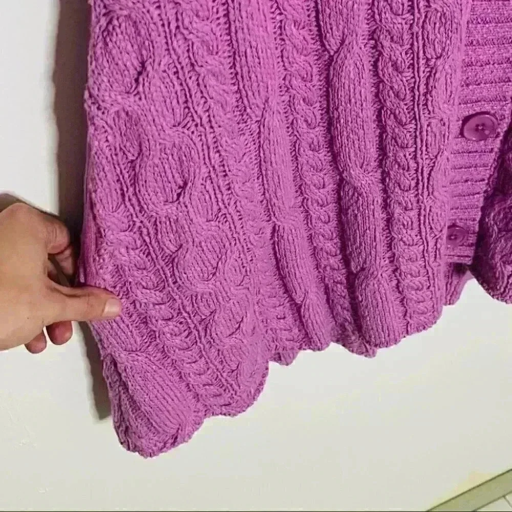 NEW Free People Swingin Swing Knit Sweater Mini Dress Lilac